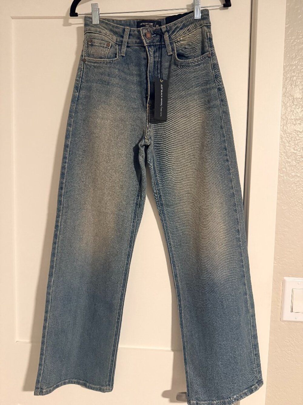 Just Black Denime The Uncut Straight - Size 25